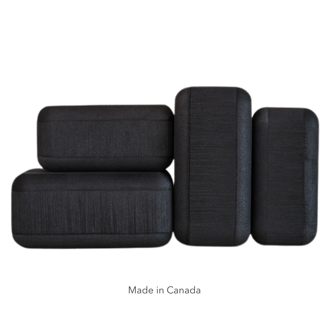 four therapy blocks for myofascial or trigger point release for pain relief and increased mobility - unblock massage tools